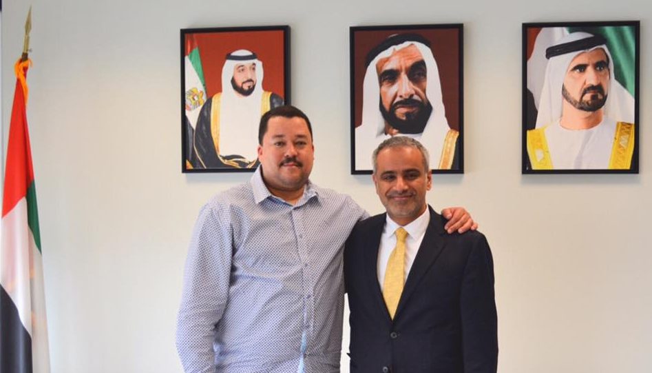 Master Al-Nasser Meets UAE General Consul In Los Angeles